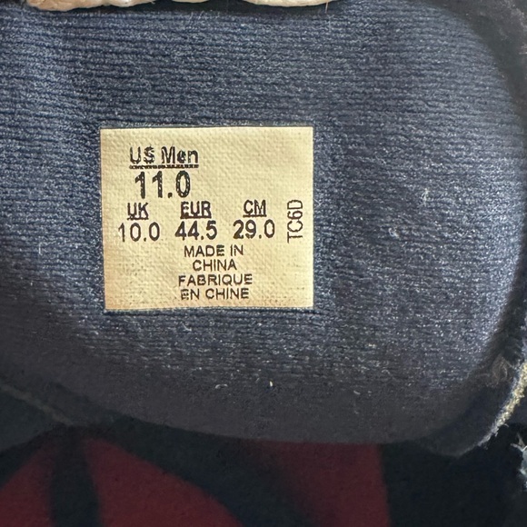 Vans Navy sk8 Hi Sneakers with Red Accents men’s size 11 - Picture 6 of 6